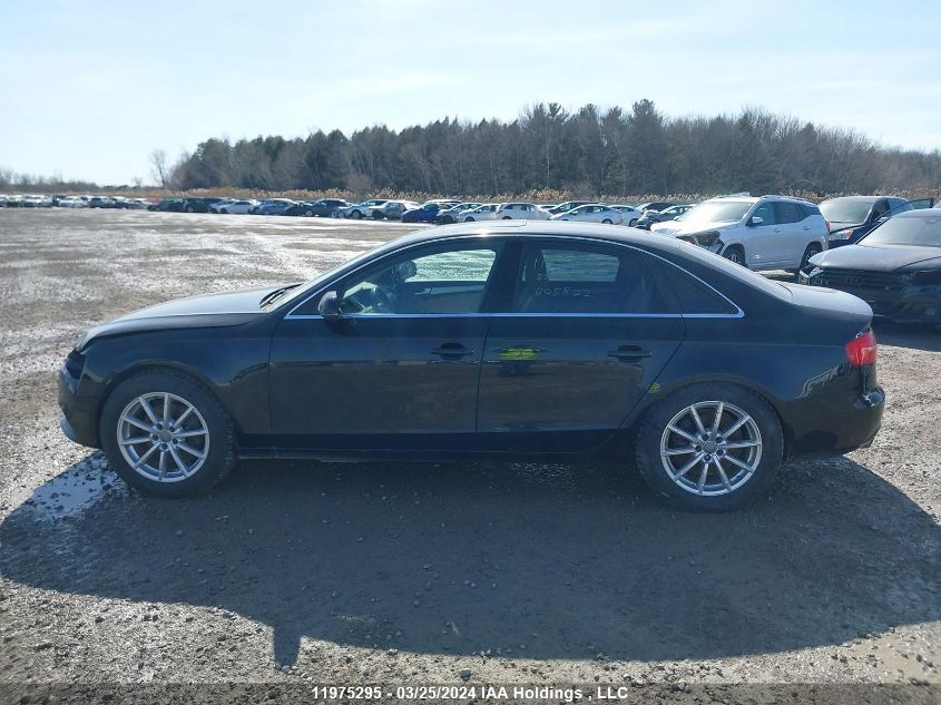 2014 Audi A4 VIN: WAUFFCFL6EN005822 Lot: 11975295