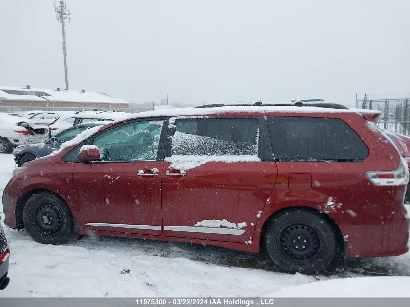 2016 Toyota Sienna Se 8 Passenger VIN: 5TDXK3DC4GS765959 Lot: 11975300