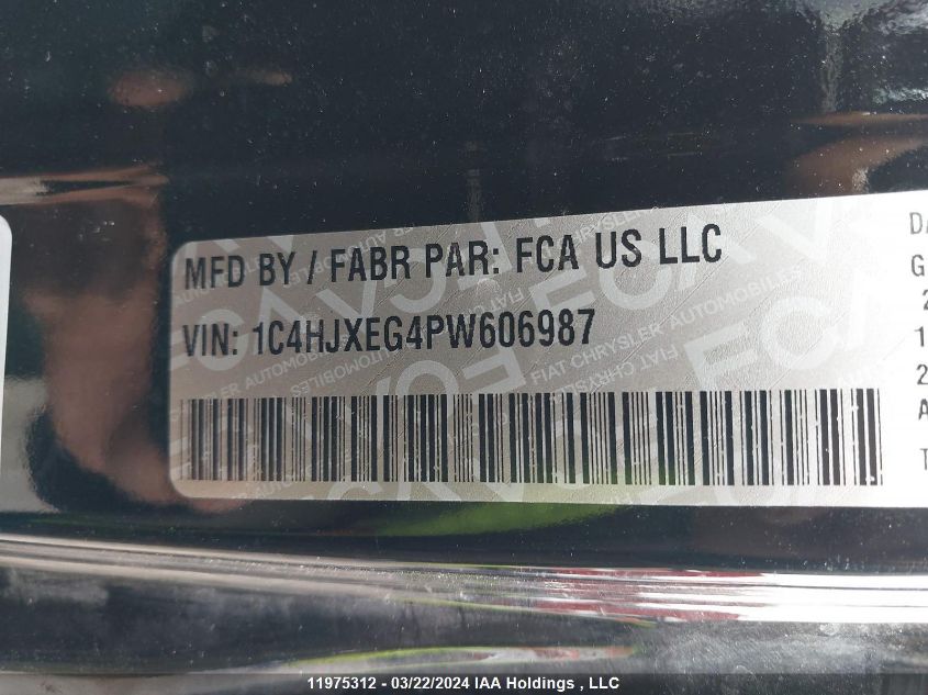 2023 Jeep Wrangler Sahara VIN: 1C4HJXEG4PW606987 Lot: 11975312