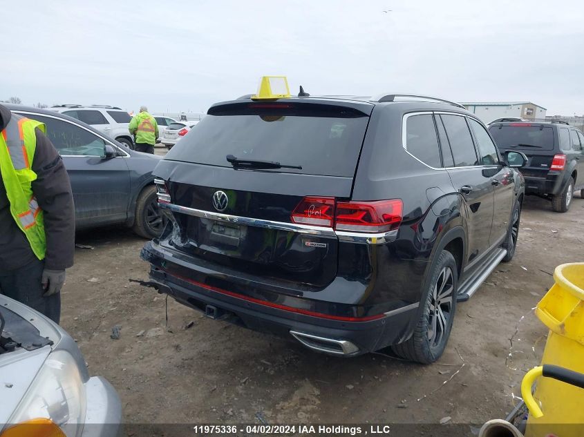 2021 Volkswagen Atlas Sel Premium VIN: 1V2TR2CA6MC594843 Lot: 11975336