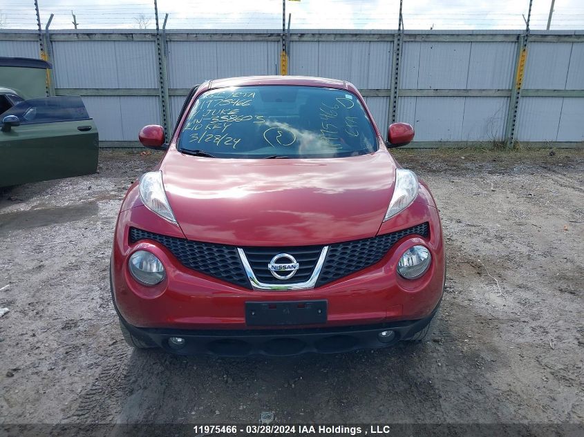 2014 Nissan Juke S/Sv/Sl/Nismo VIN: JN8AF5MV9ET358603 Lot: 11975466