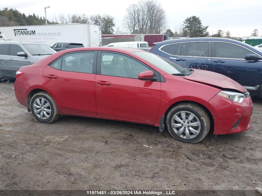 2016 Toyota Corolla L/Le/Le Pls/Prm/S/S Pls VIN: 2T1BURHE6GC566083 Lot: 11975481