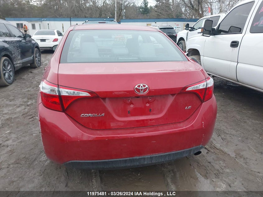 2016 Toyota Corolla L/Le/Le Pls/Prm/S/S Pls VIN: 2T1BURHE6GC566083 Lot: 11975481