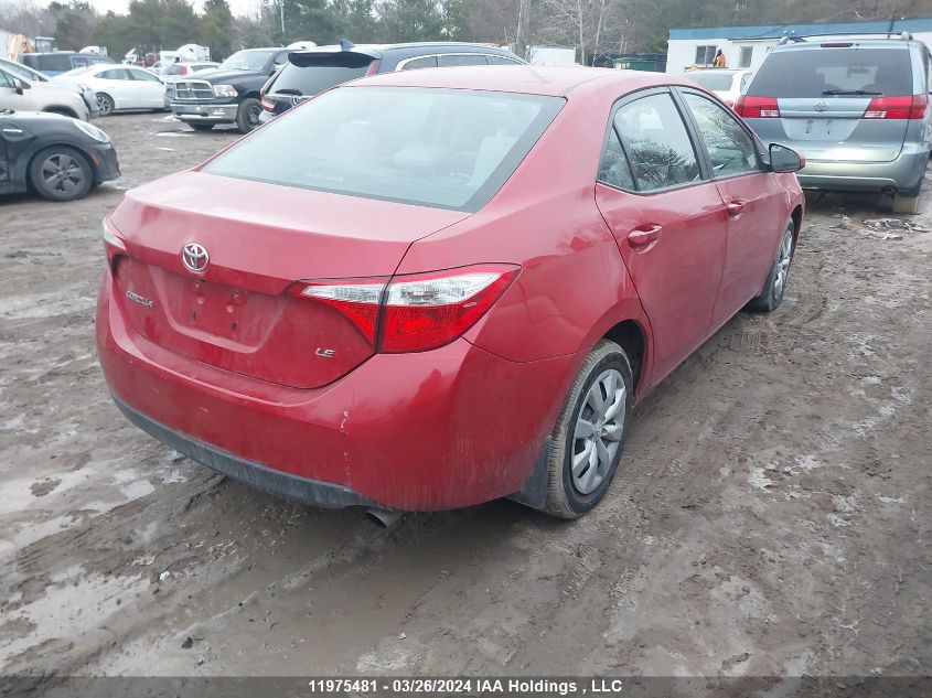 2016 Toyota Corolla L/Le/Le Pls/Prm/S/S Pls VIN: 2T1BURHE6GC566083 Lot: 11975481