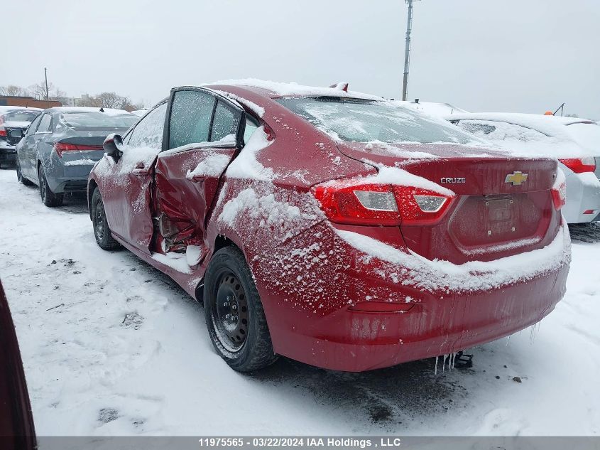 2017 Chevrolet Cruze Lt VIN: 3G1BE5SM1HS538730 Lot: 11975565