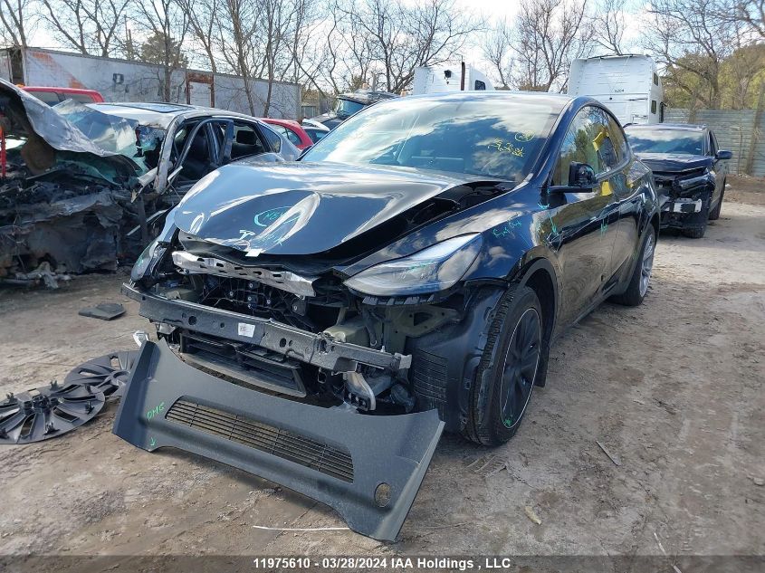 2023 Tesla Model Y VIN: LRWYGDFD7PC967713 Lot: 11975610