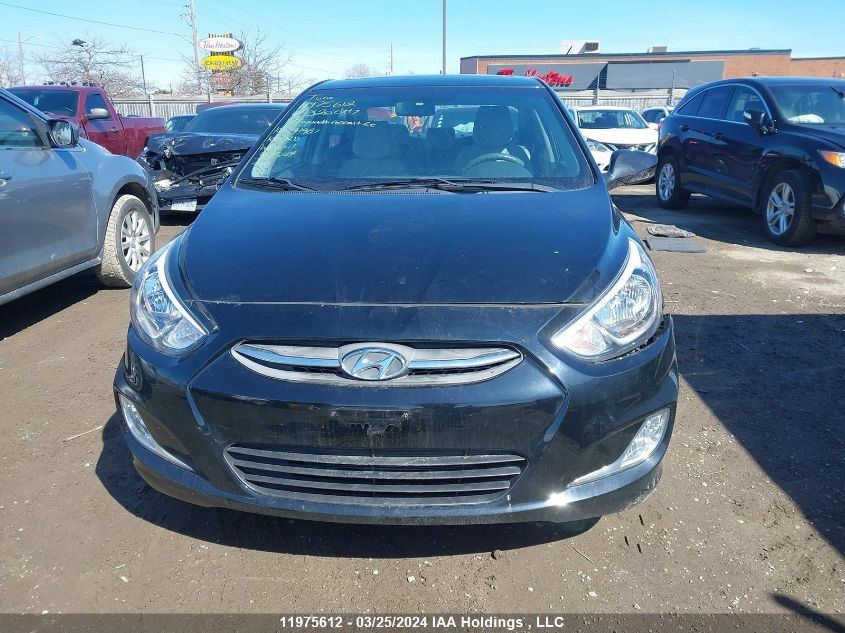 2017 Hyundai Accent Se VIN: KMHCT4AE6HU320087 Lot: 11975612