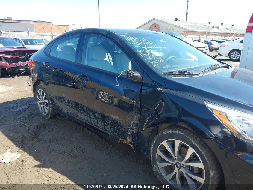 2017 Hyundai Accent Se VIN: KMHCT4AE6HU320087 Lot: 11975612