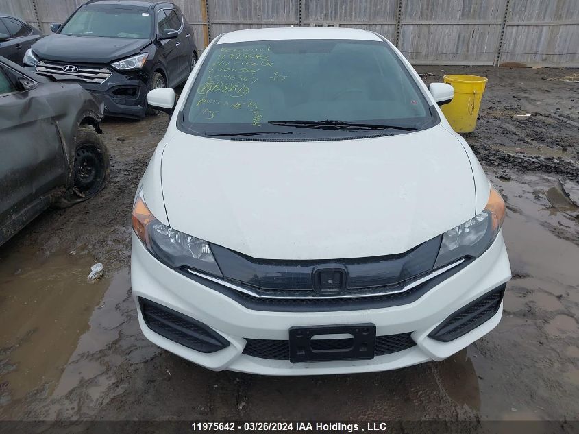 2014 Honda Civic Lx VIN: 2HGFG3B43EH000554 Lot: 11975642