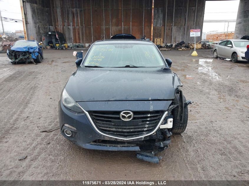 2015 Mazda Mazda3 VIN: JM1BM1M39F1221591 Lot: 11975671