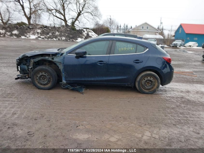 2015 Mazda Mazda3 VIN: JM1BM1M39F1221591 Lot: 11975671