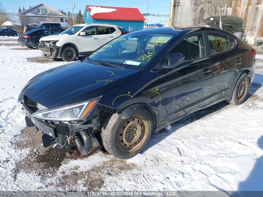 2019 Hyundai Elantra VIN: KMHD84LFXKU881671 Lot: 11975719