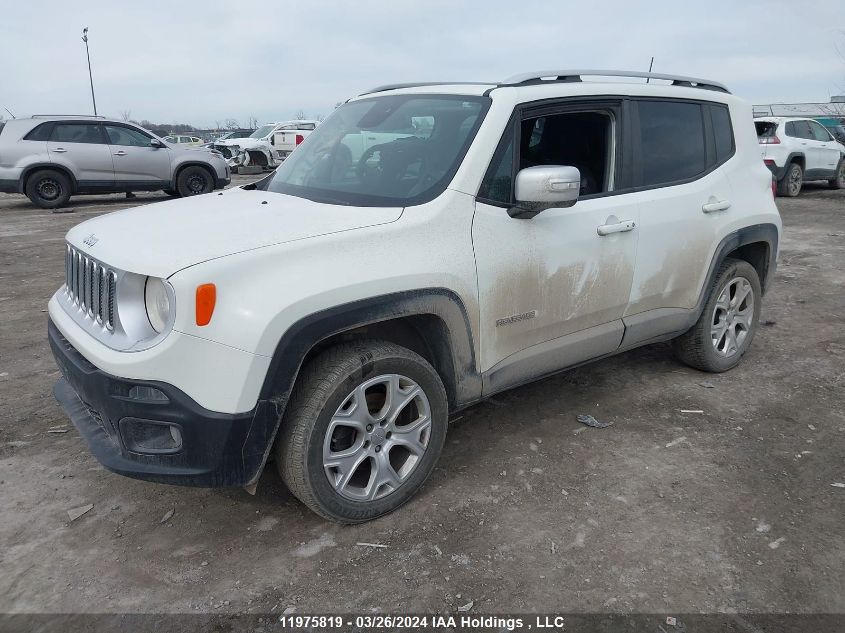 2018 Jeep Renegade Limited VIN: ZACCJBDB5JPH35697 Lot: 11975819