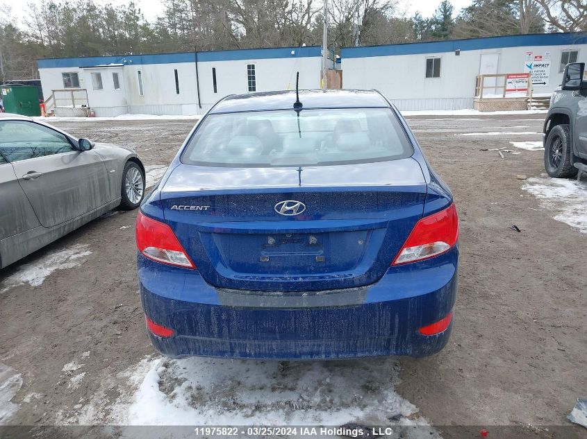 2016 Hyundai Accent Se VIN: KMHCT4AE3GU089776 Lot: 11975822