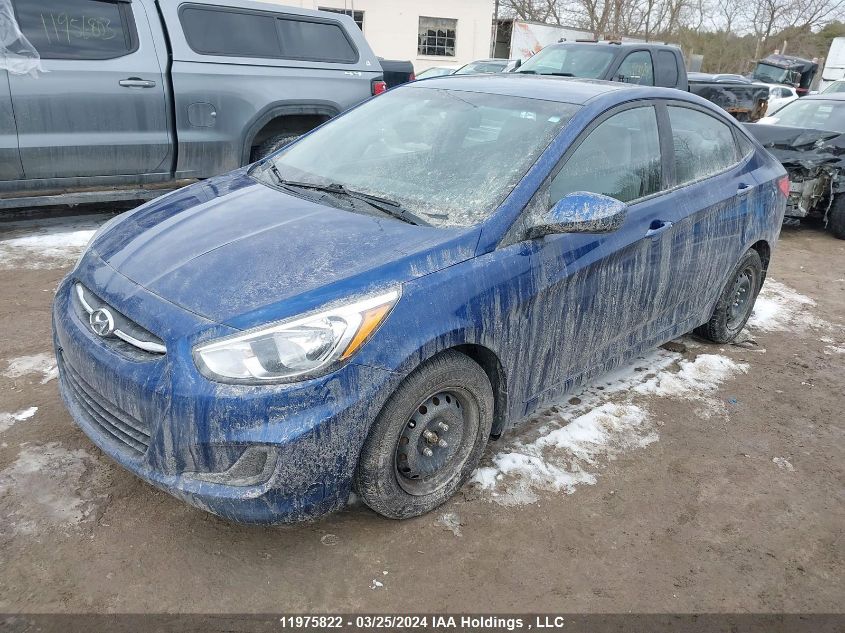 2016 Hyundai Accent Se VIN: KMHCT4AE3GU089776 Lot: 11975822