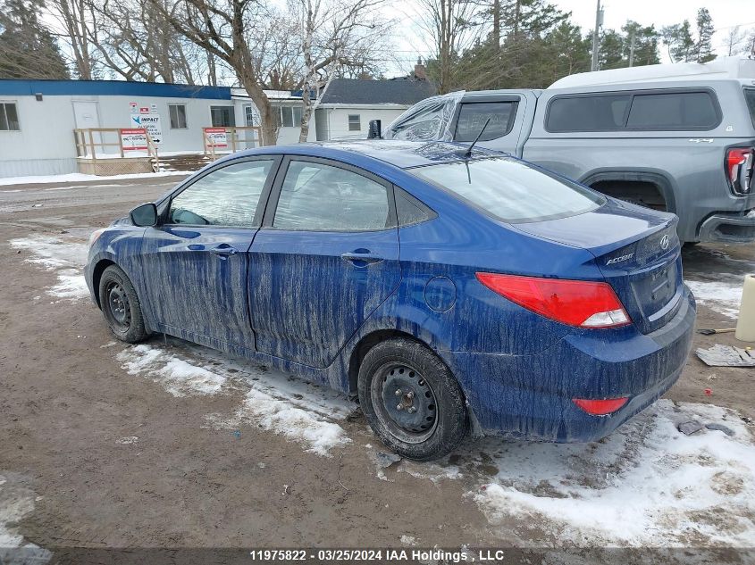 2016 Hyundai Accent Se VIN: KMHCT4AE3GU089776 Lot: 11975822