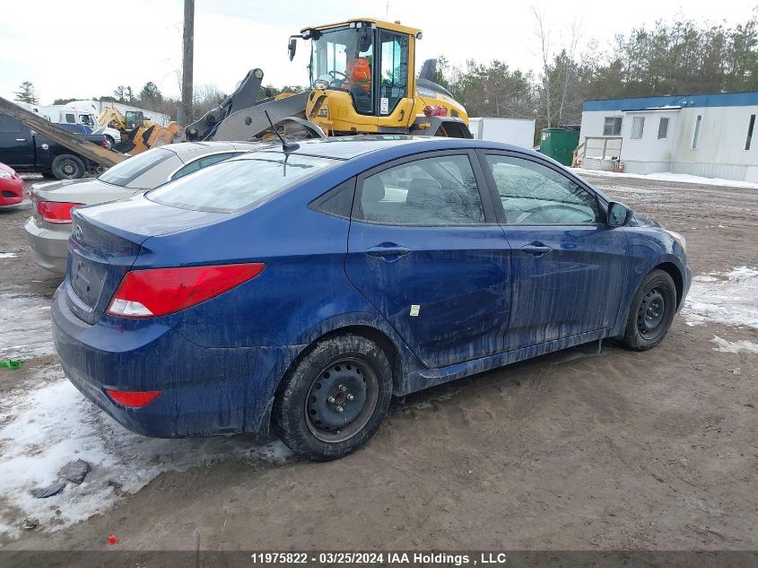 2016 Hyundai Accent Se VIN: KMHCT4AE3GU089776 Lot: 11975822