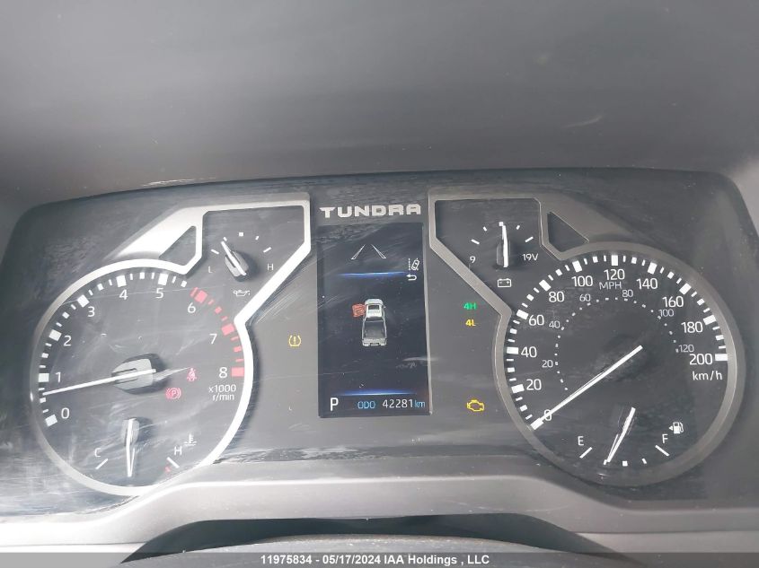 2022 Toyota Tundra Crewmax Sr/Crewmax Sr5 VIN: 5TFLA5DBXNX047036 Lot: 11975834