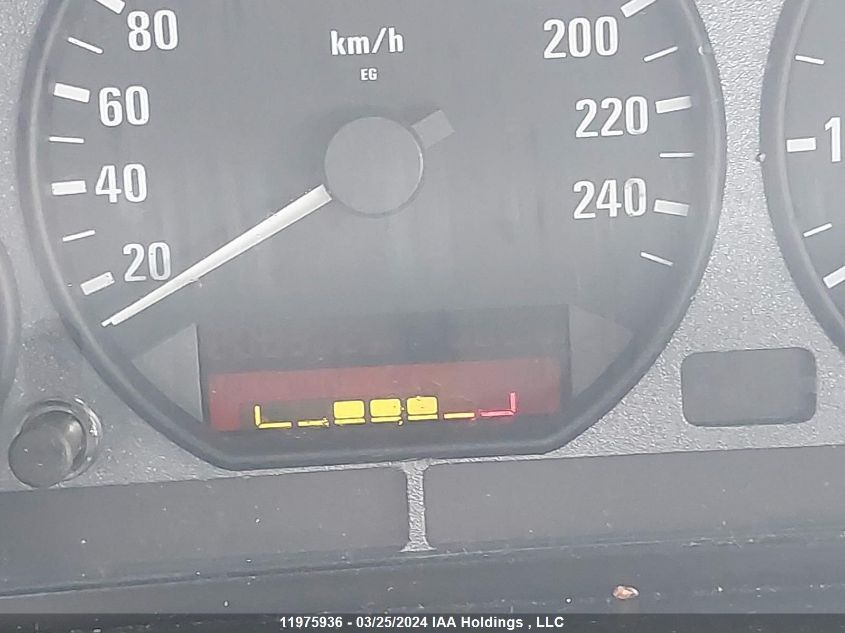 1998 BMW 3 Series VIN: WBACG31070AW89504 Lot: 11975936