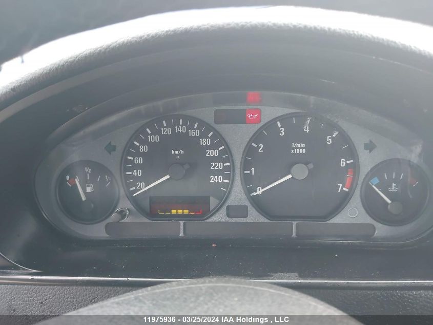 1998 BMW 3 Series VIN: WBACG31070AW89504 Lot: 11975936