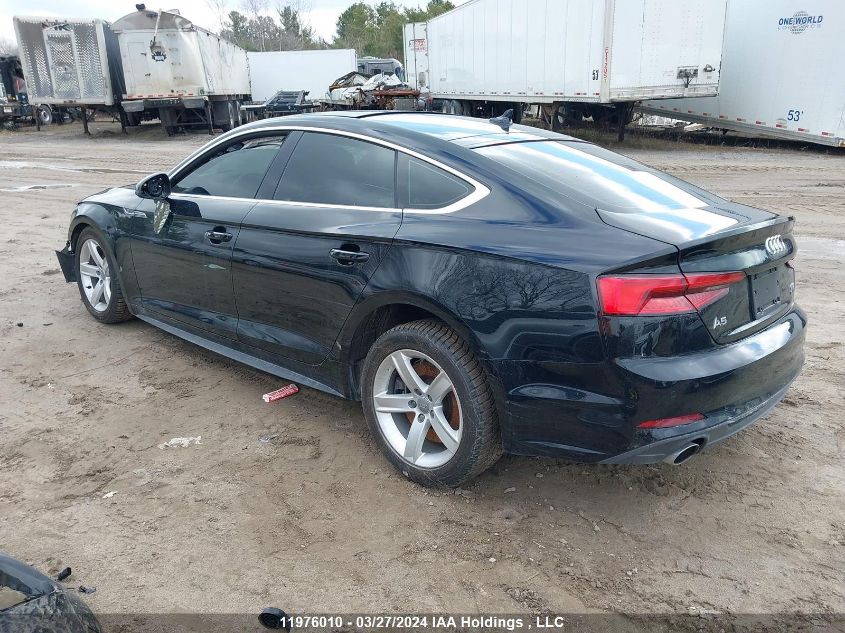 2018 Audi A5 Prestige S-Line VIN: WAUFNCF52JA003829 Lot: 11976010