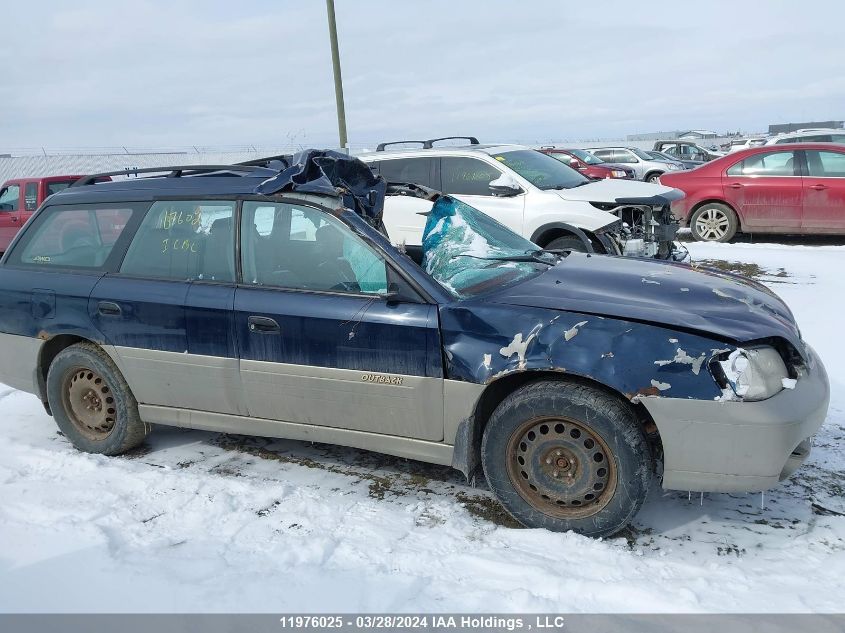 2000 Subaru Legacy Wagon VIN: 4S3BH6759Y7607183 Lot: 11976025