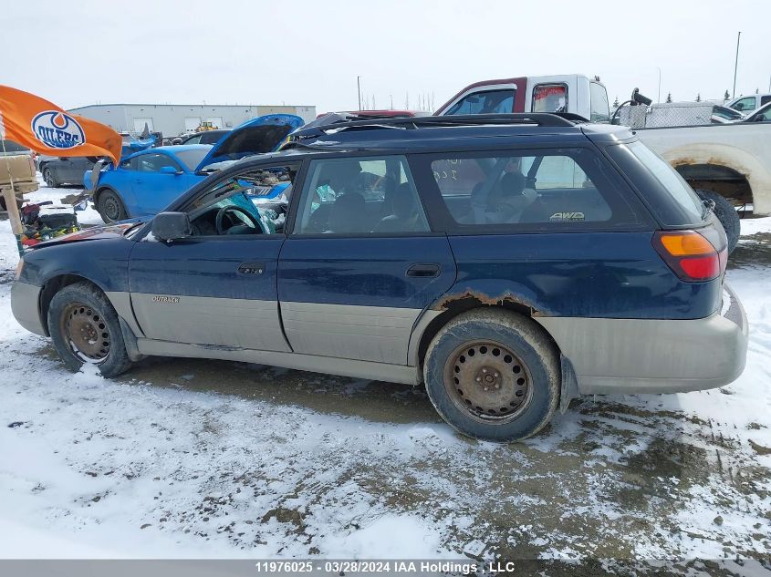 2000 Subaru Legacy Wagon VIN: 4S3BH6759Y7607183 Lot: 11976025