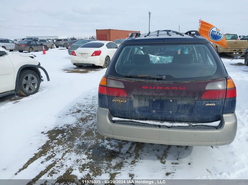 2000 Subaru Legacy Wagon VIN: 4S3BH6759Y7607183 Lot: 11976025