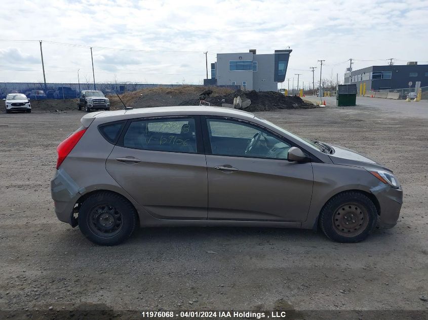 2013 Hyundai Accent Gls/Gs VIN: KMHCT5AE3DU109106 Lot: 51341294