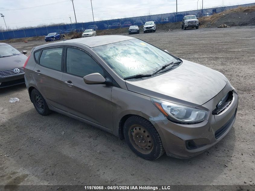 2013 Hyundai Accent Gls/Gs VIN: KMHCT5AE3DU109106 Lot: 51341294