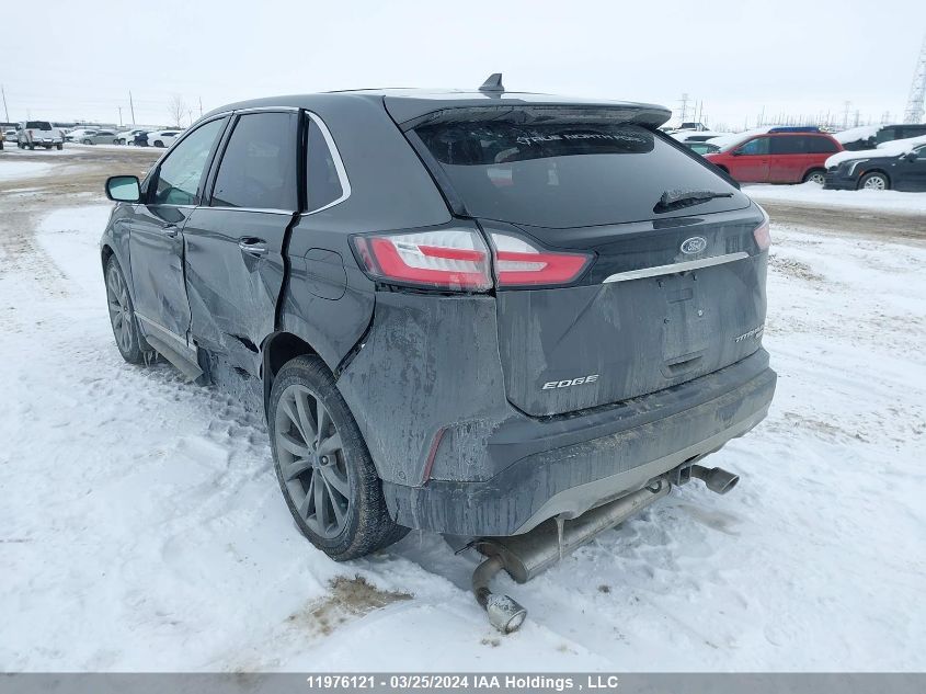 2019 Ford Edge Titanium VIN: 2FMPK4K91KBB77990 Lot: 50837254