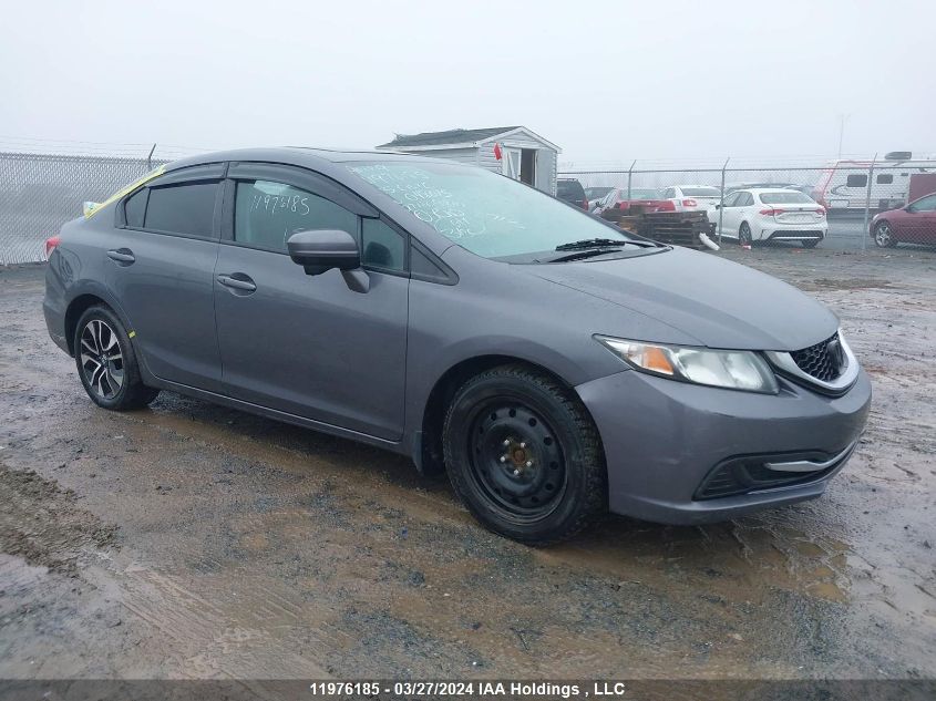 2015 Honda Civic Ex 4Dr VIN: 2HGFB2E52FH048075 Lot: 11976185