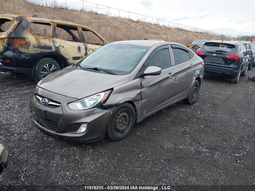 2013 Hyundai Accent VIN: KMHCT4AE7DU456416 Lot: 11976255