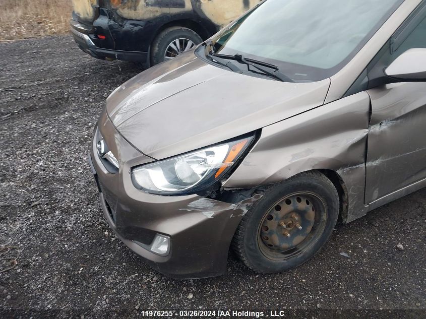 2013 Hyundai Accent VIN: KMHCT4AE7DU456416 Lot: 11976255