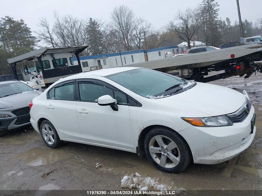 2012 Honda Civic VIN: 2HGFB2F49CH061682 Lot: 39203574