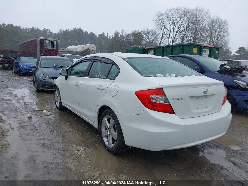 2012 Honda Civic VIN: 2HGFB2F49CH061682 Lot: 39203574