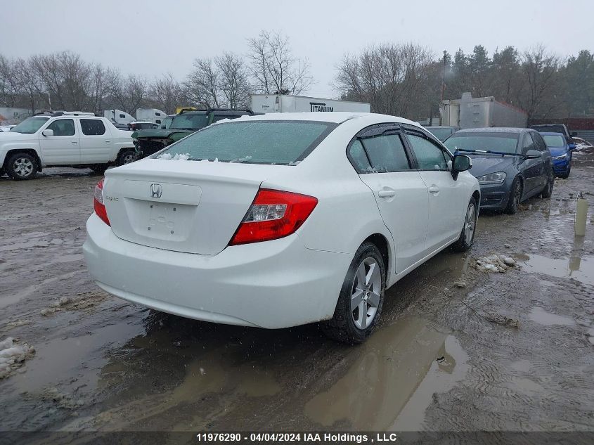2012 Honda Civic VIN: 2HGFB2F49CH061682 Lot: 39203574
