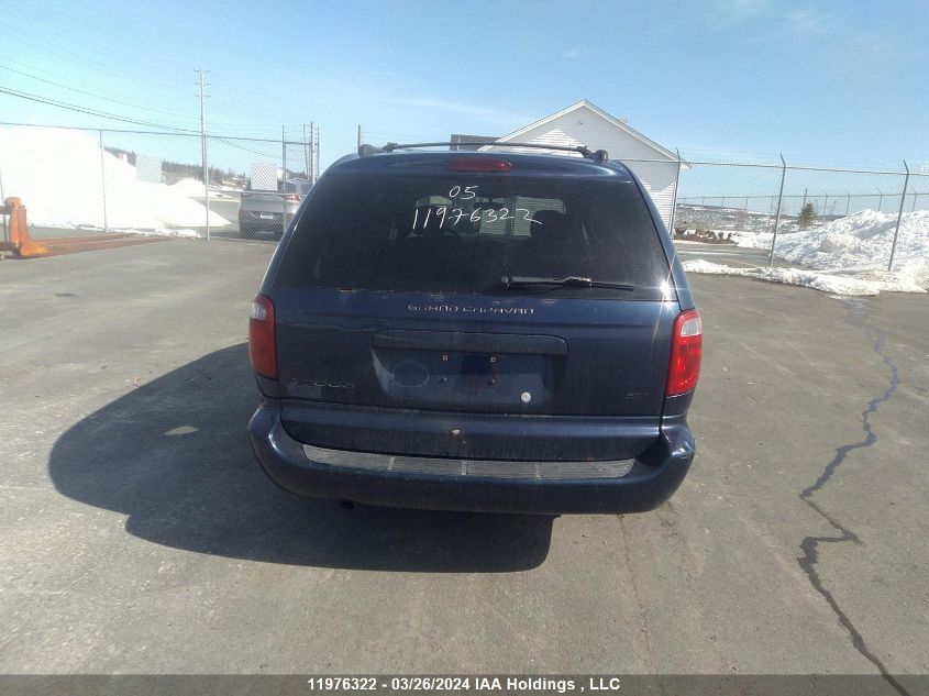 2005 Dodge Grand Caravan Sxt VIN: 2D4GP44L55R564975 Lot: 11976322