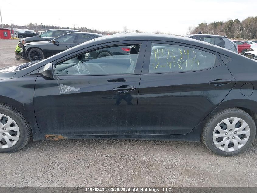 2014 Hyundai Elantra VIN: 5NPDH4AE1EH478479 Lot: 11976343