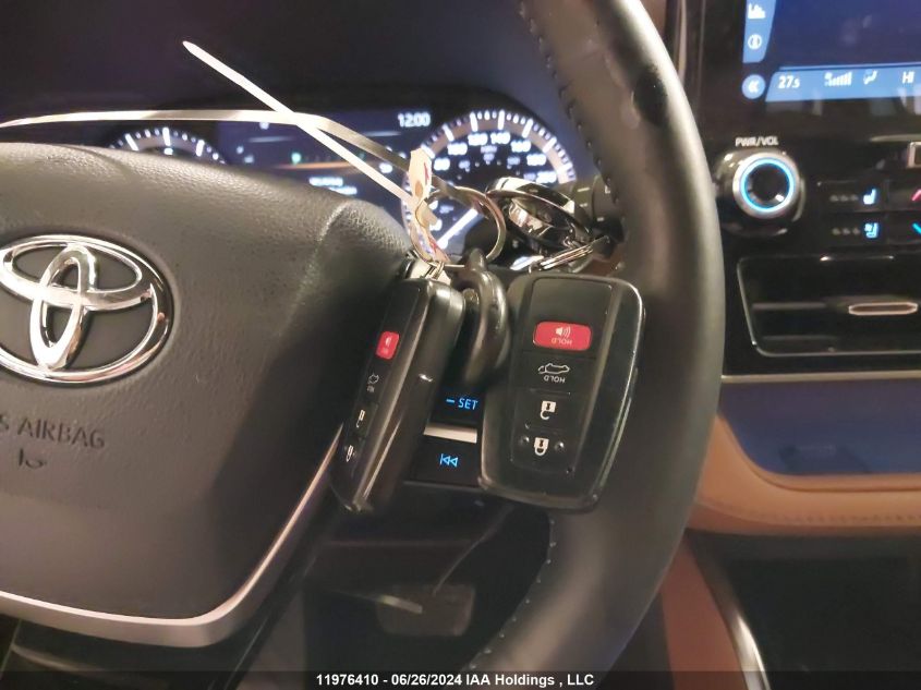 2022 Toyota Highlander Limited VIN: 5TDFZRBH2NS194882 Lot: 11976410