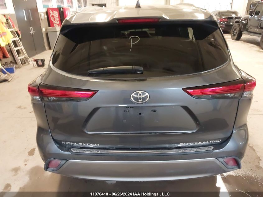 2022 Toyota Highlander Limited VIN: 5TDFZRBH2NS194882 Lot: 11976410