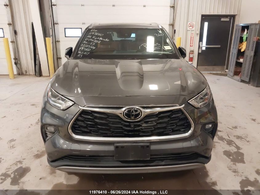 2022 Toyota Highlander Limited VIN: 5TDFZRBH2NS194882 Lot: 11976410