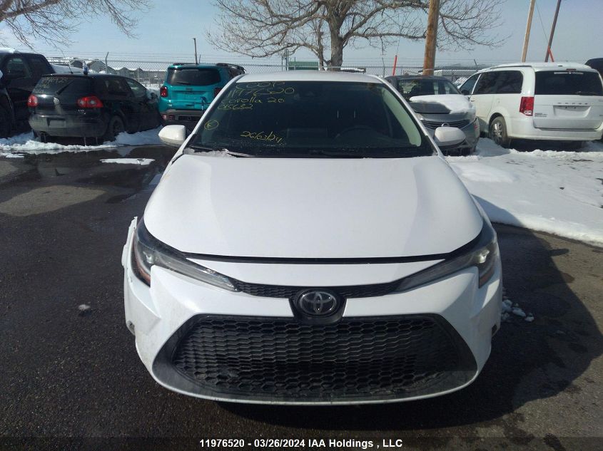 2020 Toyota Corolla L/Le/Xle VIN: 5YFBPRBEXLP015682 Lot: 11976520