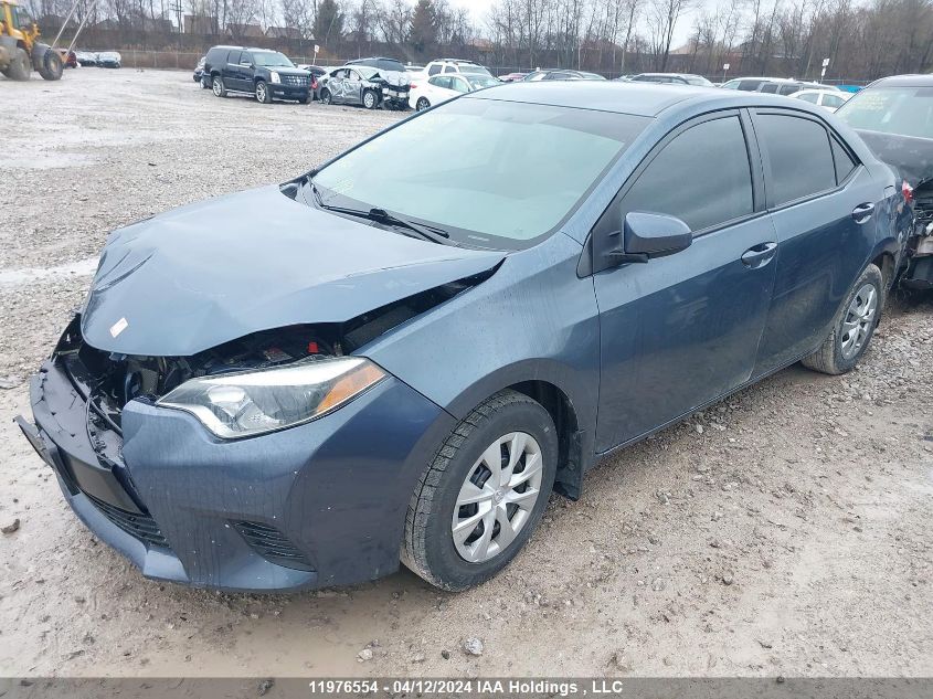 2016 Toyota Corolla VIN: 2T1BURHE2GC518001 Lot: 11976554