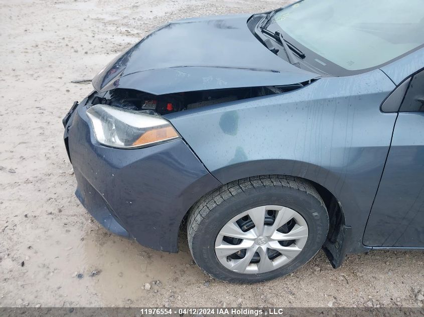 2016 Toyota Corolla VIN: 2T1BURHE2GC518001 Lot: 11976554