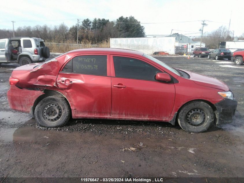 2013 Toyota Corolla S/Le VIN: 2T1BU4EE2DC039578 Lot: 11976647