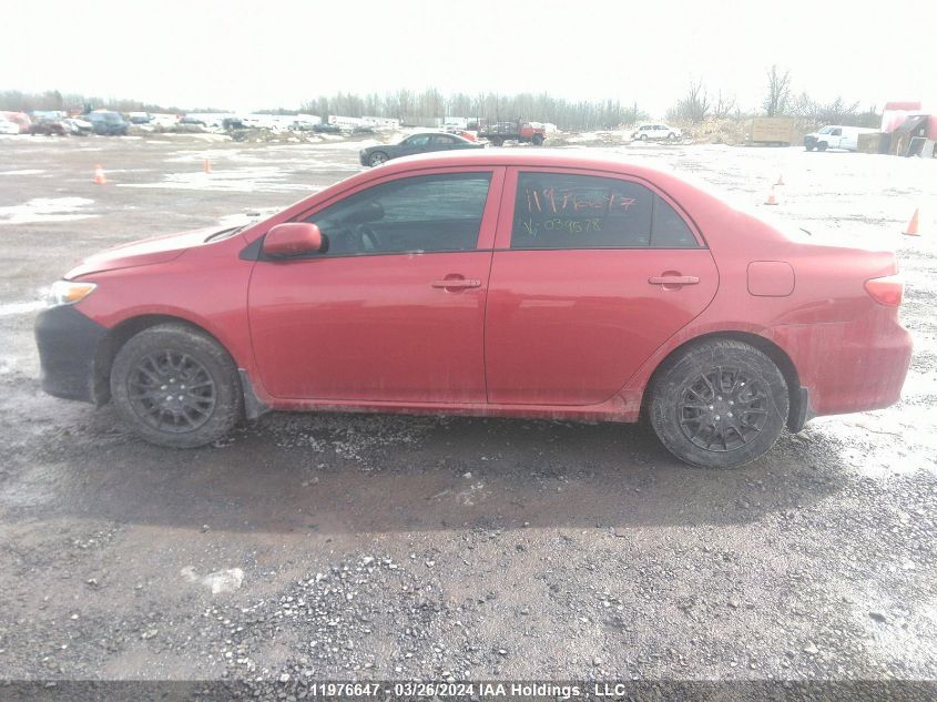 2013 Toyota Corolla S/Le VIN: 2T1BU4EE2DC039578 Lot: 11976647