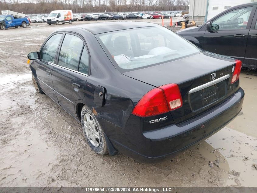 2001 Honda Civic Lx VIN: 2HGES166X1H923036 Lot: 11976654