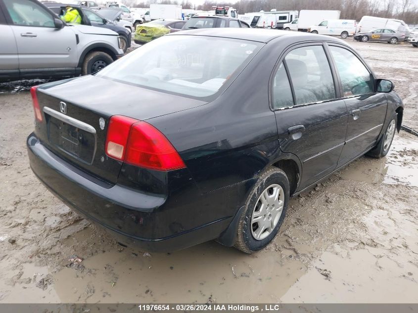 2001 Honda Civic Lx VIN: 2HGES166X1H923036 Lot: 11976654