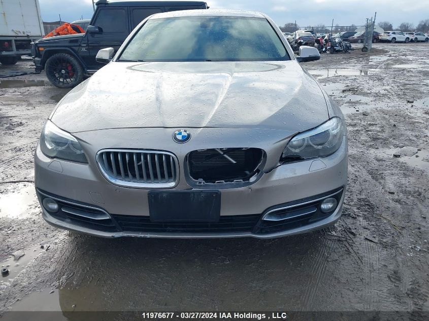 2014 BMW 5 Series VIN: WBA5A7C55ED617703 Lot: 11976677